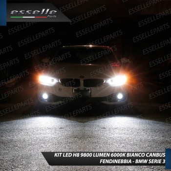 Kit Full LED H8 9800 LUMEN Fendinebbia per BMW SERIE 3 F30 F31 F34