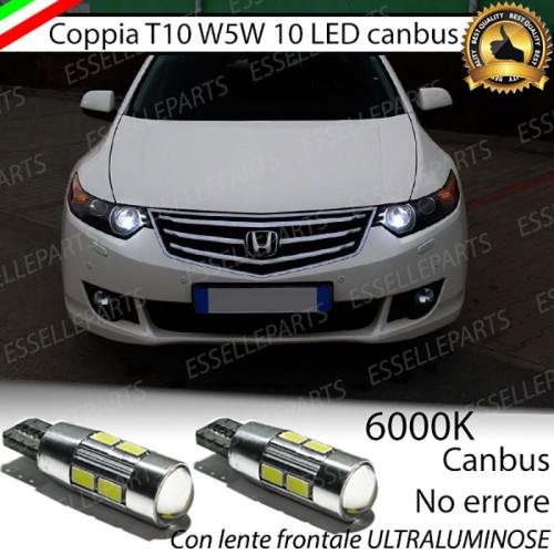 Luci Di Posizione 10 LED per Honda Accord 8G Luce Bianca