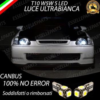 Luci posizione 5 LED Canbus HONDA CIVIC VI Luci posizione 5 LED Canbus HONDA CIVIC VI