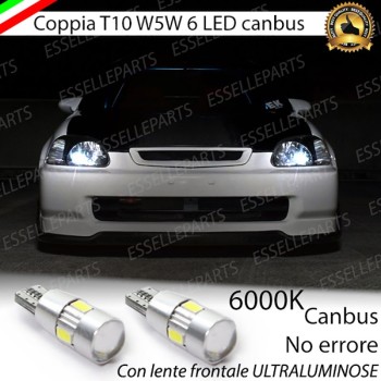 Luci posizione 6 LED Canbus 400 Lumen Luci posizione 6 LED Canbus 400 Lumen