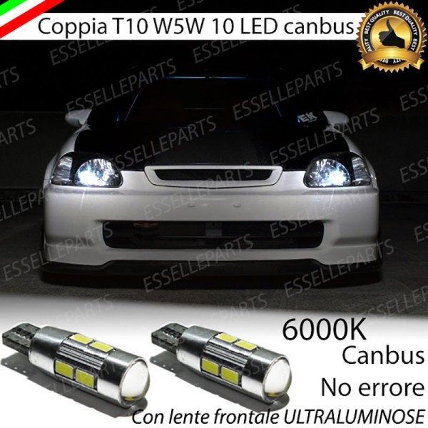 Luci posizione 10 LED Canbus 660 Lumen HONDA CIVIC VI