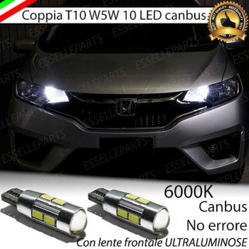 Luci Di Posizione 10 LED per Honda Jazz MK3 Luce Bianca