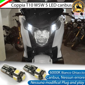 Luci posizione T10 5 LED Canbus Honda Integra 700 2011-2013 Luci posizione T10 5 LED Canbus Honda Integra 700 2011-2013