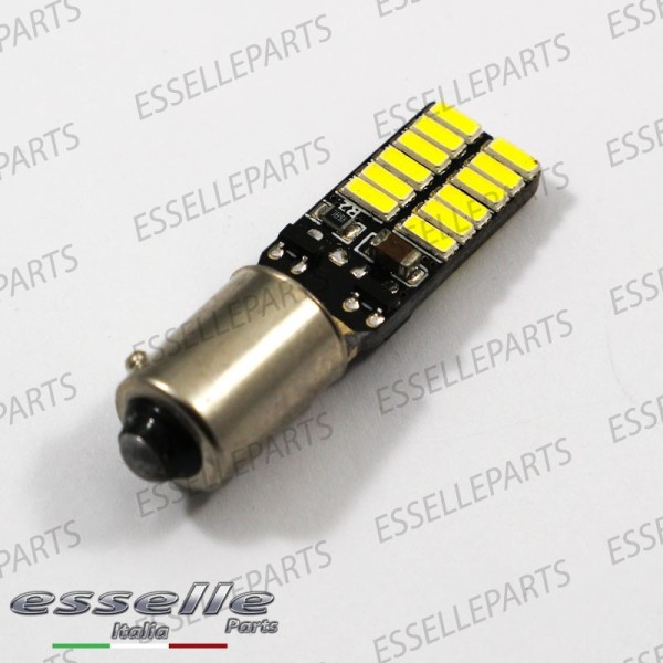 Coppia Lampade H21W 24 LED Canbus 6000K Bianco Ghiaccio