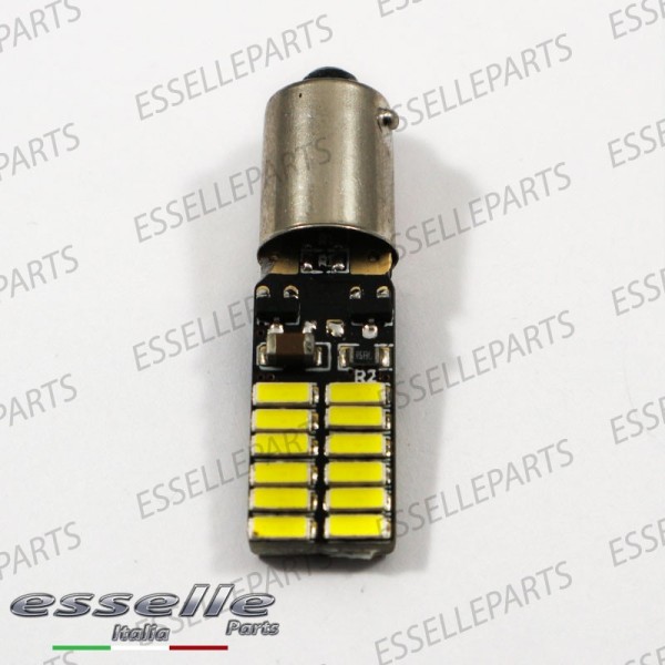 Coppia Lampade H21W 24 LED Canbus 6000K Bianco Ghiaccio