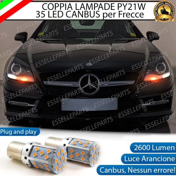 Coppia Frecce Anteriori PY21W 35 LED Canbus Mercedes SLK R172