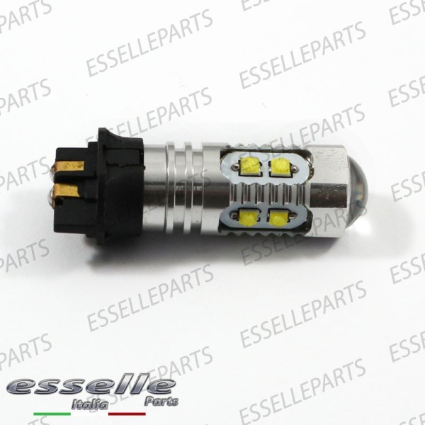 Coppia lampade PW24W 10 LED CREE Canbus 6000K bianco ghiaccio