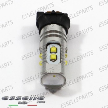 Coppia lampade PW24W 10 LED CREE Canbus 6000K bianco ghiaccio