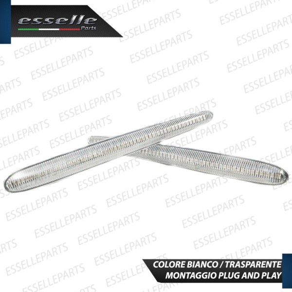 Placchette Dinamiche Bianco Trasparente Laterali 48 LED Frecce Per Alfa Romeo Giulietta