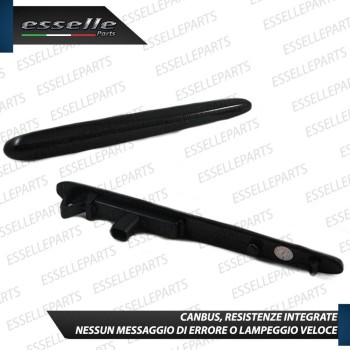 Placchette STATICHE Nero Fumè Laterali a 48 led per frecce per Alfa Romeo Giulietta