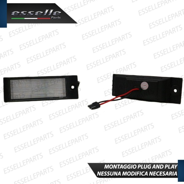 Coppia placchette luci targa 18 LED 6000K Hyundai Tuscon pre-restyling fino al 06/2018