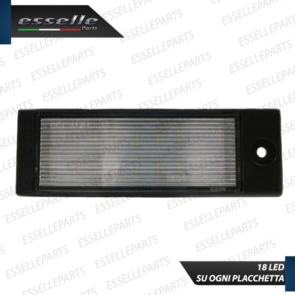 Coppia placchette luci targa 18 LED 6000K Hyundai Tuscon pre-restyling fino al 06/2018