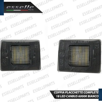 Placchette Luci Targa Led MERCEDES GLA X156 canbus 6000k placchetta