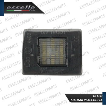 Placchette Luci Targa Led MERCEDES GLA X156 canbus 6000k placchetta