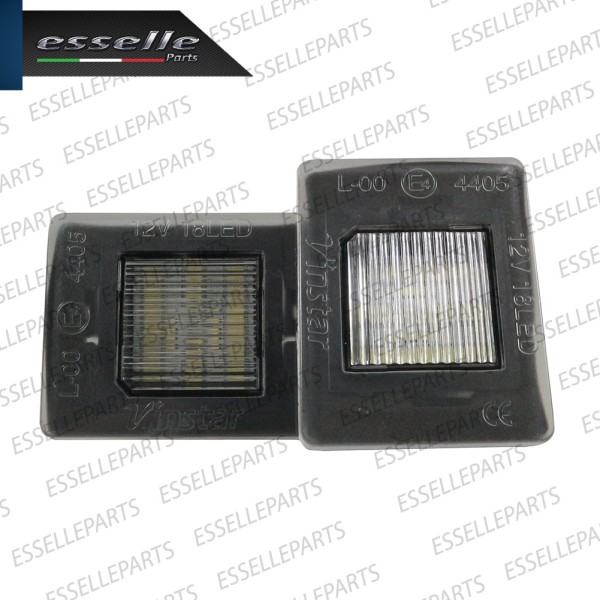 Placchette Luci Targa Led MERCEDES GLA X156 canbus 6000k placchetta