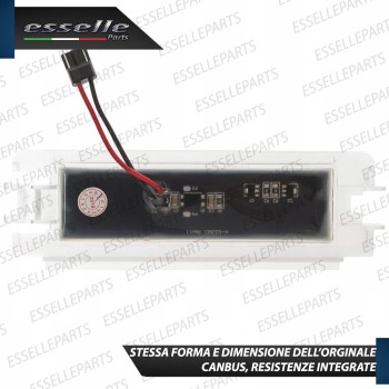 PER VERSIONI CON SINGOLA PLACCHETTA TARGA- Placchetta a LED Completa