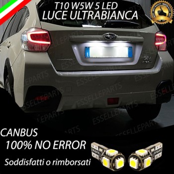 Luci Targa Led Canbus SUBARU XV 6000K Luce Bianca No Error