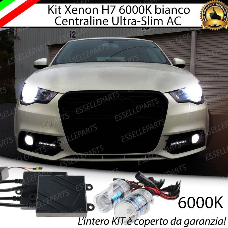 Kit xenon ultraslim 6000k 6000k AUDI A1 Luce Bianca No Error