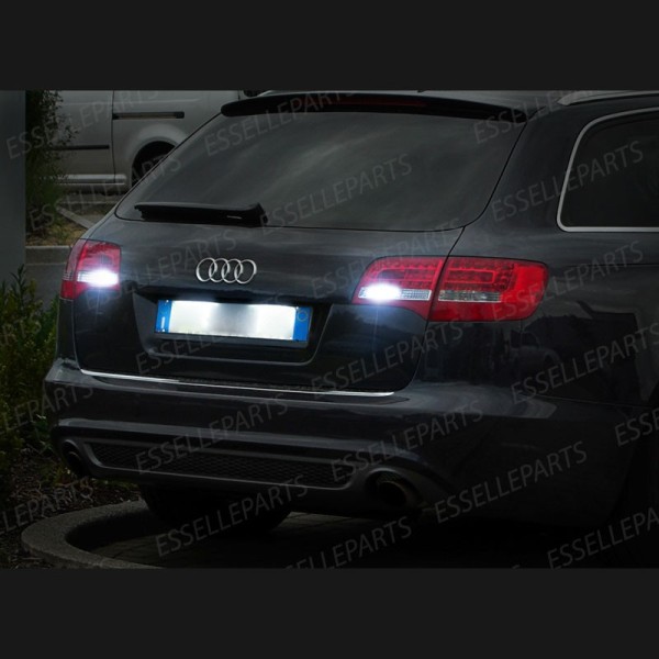 Coppia lampade Retromarcia LED T15 W16W da 13 Led Canbus 6000K Audi A6 C6 Dal 2009