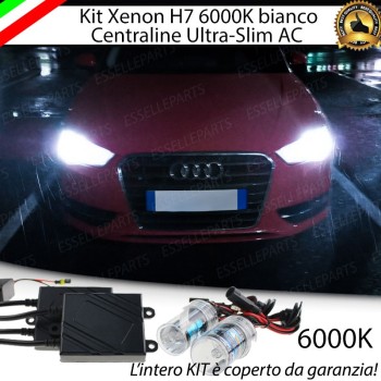 Kit Xenon H7 Anabbaglianti AC 6000K bianco ghiaccio Audi A3 8V Kit Xenon H7 Anabbaglianti AC 6000K bianco ghiaccio Audi A3 8V