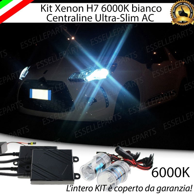 Kit xenon ultraslim 6000k 6000k CITROEN C3 II Luce Bianca No Error