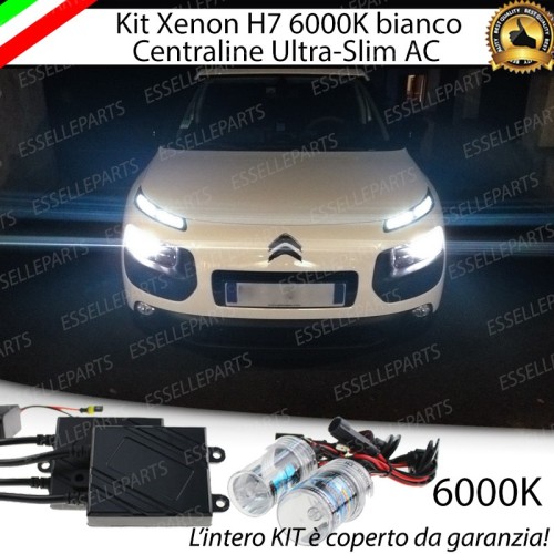 Kit xenon ultraslim 6000k 6000k CITROEN C4 CACTUS Luce Bianca No Error