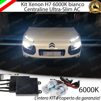 Kit xenon ultraslim 6000k 6000k CITROEN C4 CACTUS Luce Bianca No Error