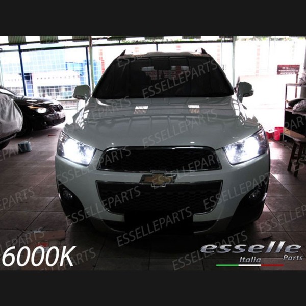 Kit Xenon H7 Anabbaglianti AC 6000K bianco ghiaccio Chevrolet Captiva Restyling