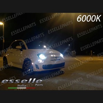 Kit Xenon H7 Anabbaglianti AC 6000K bianco ghiaccio per Abarth 500 595 695 Restyling