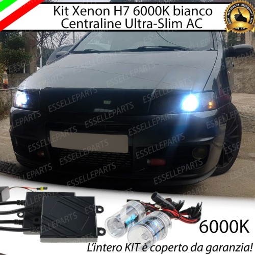 Kit Xenon H7 Anabbaglianti AC 6000K bianco ghiaccio Fiat Punto MK2 Dal 2001