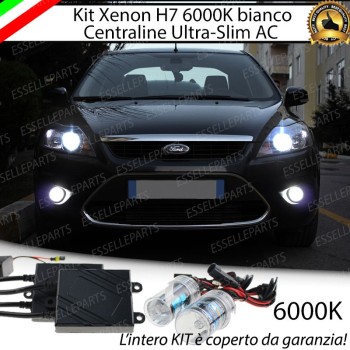 Kit xenon ultraslim 6000k 6000k FORD FOCUS II Luce Bianca No Error