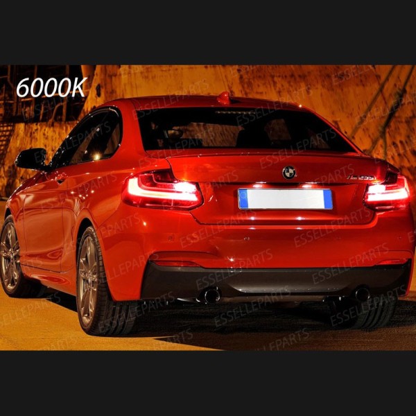 Coppia lampade Retromarcia 15 LED con lente BMW Serie 2 F22 fino al 2016