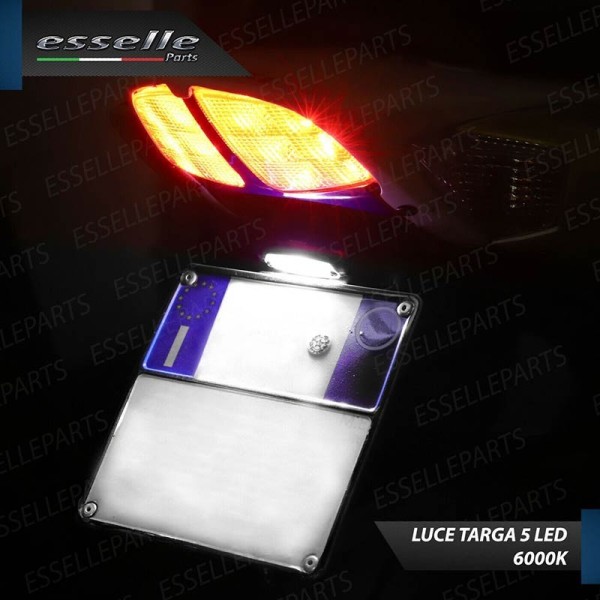 Luce Targa T10 5 LED Canbus Honda CRF 400 RX 2020 Enduro