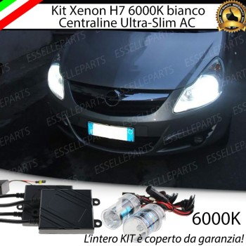 Kit Xenon H7 Anabbaglianti AC 6000K bianco ghiaccio Opel Corsa D fino al 2010 Kit Xenon H7 Anabbaglianti AC 6000K bianco ghiaccio Opel Corsa D fino al 2010
