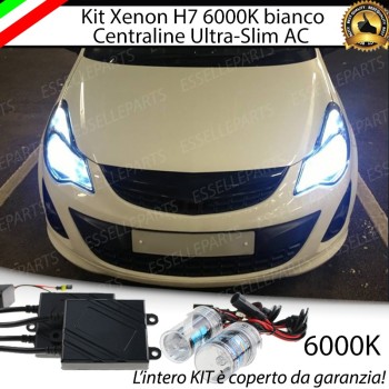 Kit Xenon H7 Anabbaglianti AC 6000K bianco ghiaccio Opel Corsa D Dal 2011 Kit Xenon H7 Anabbaglianti AC 6000K bianco ghiaccio Opel Corsa D Dal 2011