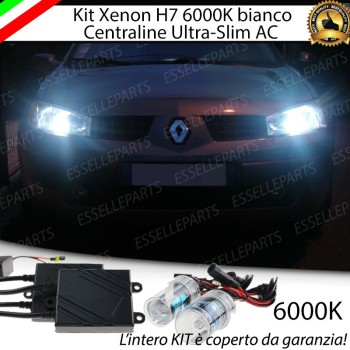 Kit xenon ultraslim 6000k 6000k RENAULT MEGANE II Luce Bianca No Error