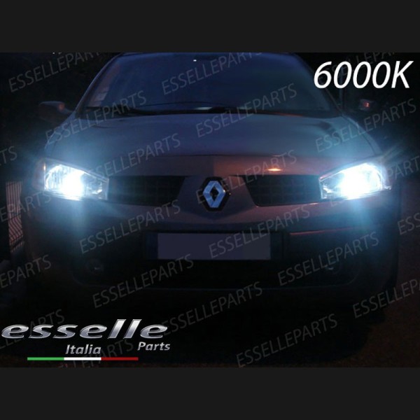 Kit xenon ultraslim 6000k 6000k RENAULT MEGANE II Luce Bianca No Error