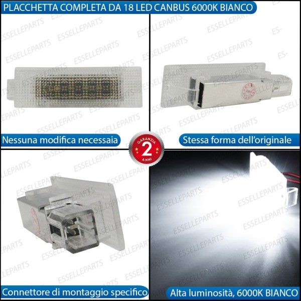 Placchetta Vano Bagagli LED ABARTH GRANDE PUNTO