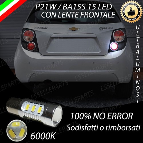 Luce Retromarcia 15 LED Chevrolet Aveo T300 CON LENTE FRONTALE