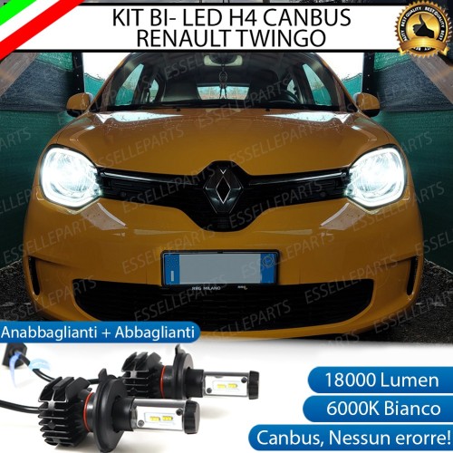 Kit LED 6000k H4 Canbus per RENAULT TWINGO III