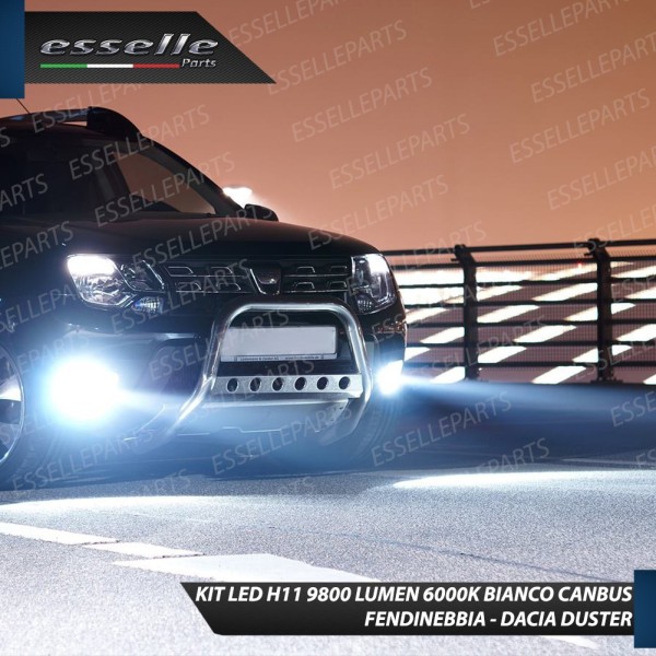Kit Full LED H11 Fendinebbia Dacia Duster 6000K bianco