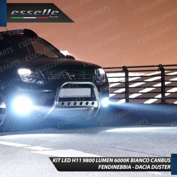 Kit Full LED Fendinebbia H11 9800 Lumen 6000K bianco per DACIA DUSTER RESTYLING Kit Full LED Fendinebbia H11 9800 Lumen 6000K bianco per DACIA DUSTER RESTYLING