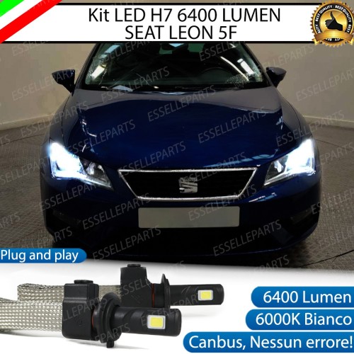Kit Full LED H7 6400 LUMEN Anabbaglianti SEAT LEON 5F