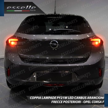 Coppia Frecce Posteriori PY21W 24 LED Canbus 3.0 per OPEL CORSA F Coppia Frecce Posteriori PY21W 24 LED Canbus 3.0 per OPEL CORSA F
