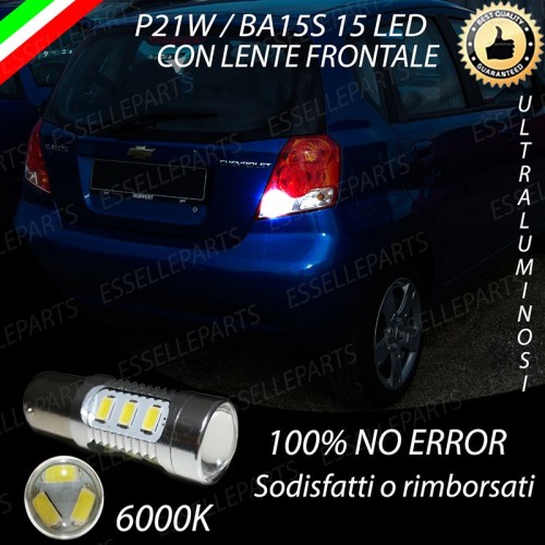 Luce Retromarcia 15 LED Chevrolet Kalos CON LENTE FRONTALE