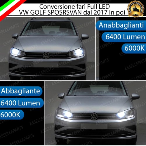Conversione Fari Full LED 6000K bianco VW Sportsvan Dal 2017