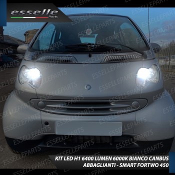 Conversione Fari Full LED 6000k canbus SMART FORTWO 450 Luce