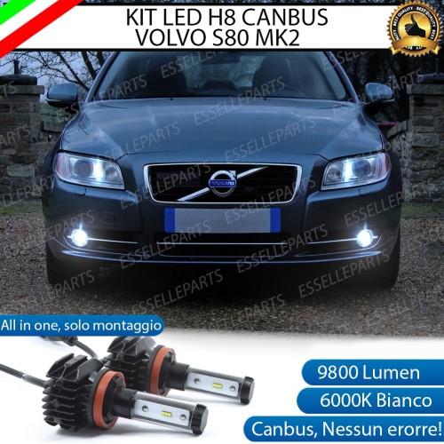 Kit Full Led 6000k canbus VOLVO S80 II H8 Fendinebbia No Error
