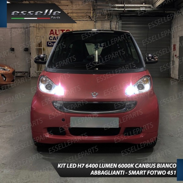 Conversione Fari Full LED 6000k canbus SMART FORTWO J11