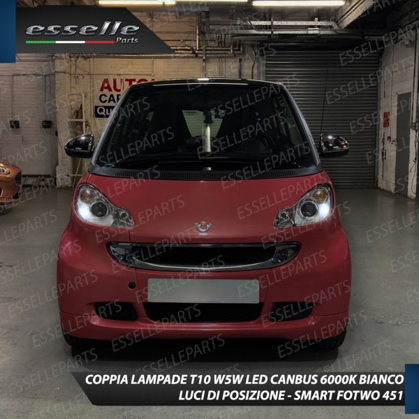 Conversione Fari Full LED 6000k canbus SMART FORTWO J11